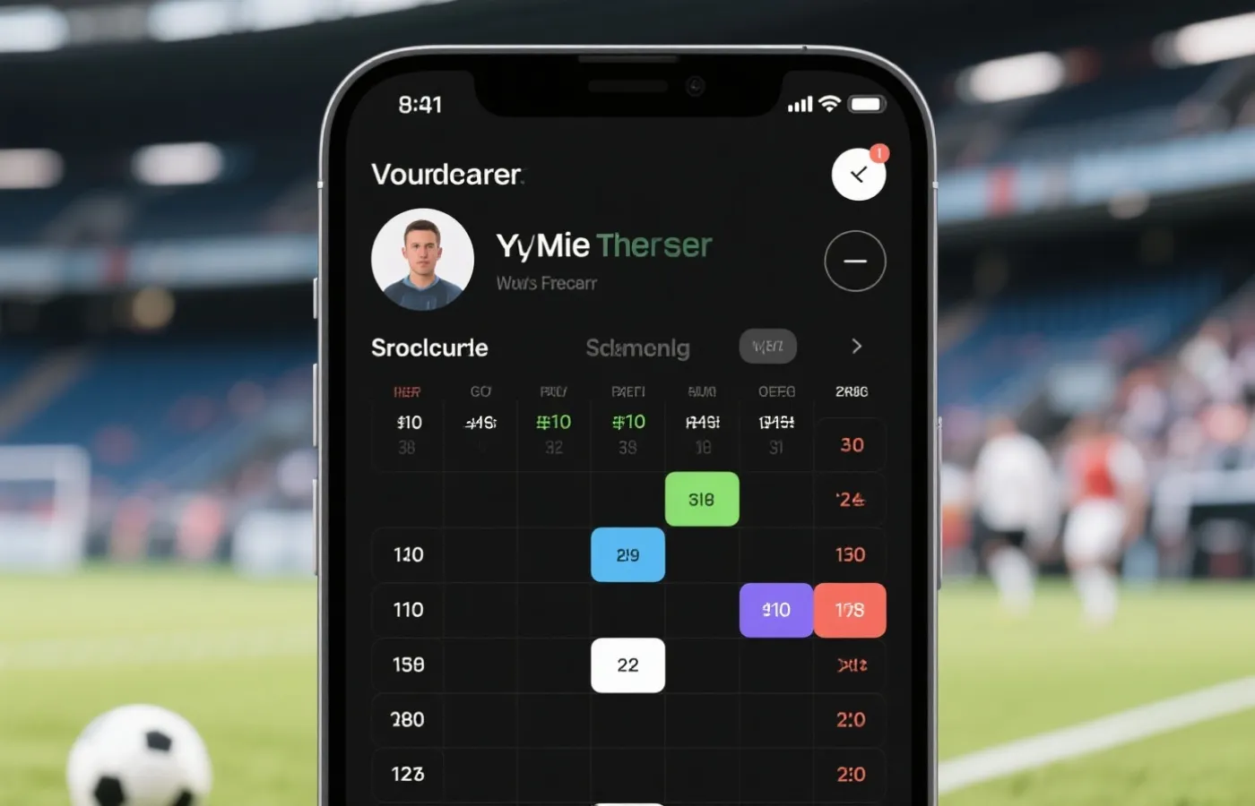 世界杯赛程与提醒的移动端界面示意